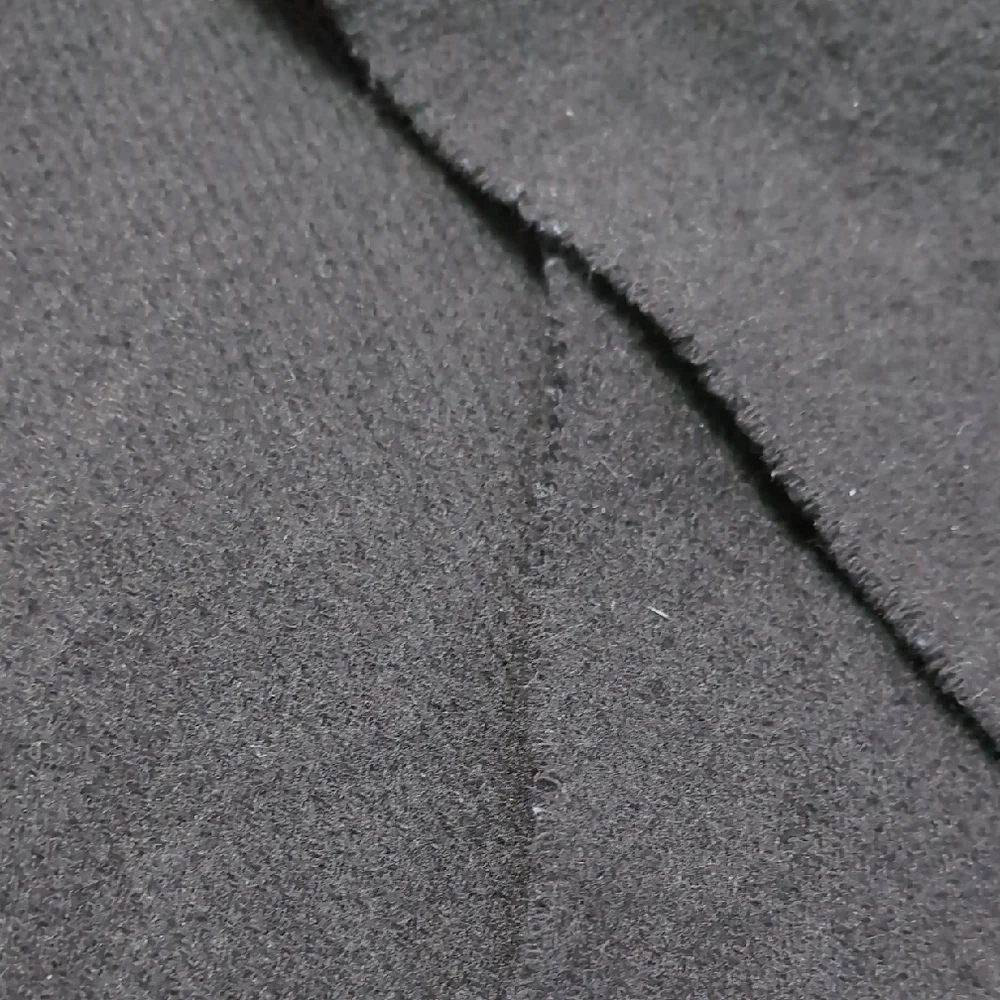 Vintage Elegant Black Cashmere Scarf